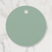 Aangepaste Kleur Bladeren Huwelijk Laat Liefde Gro Bedankjes Labels (Achterkant)