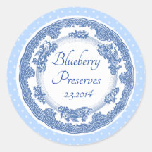 Aangepaste kleur  blauw bord inblikken label