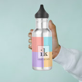 Aangepaste Kleur Blok Waterfles | Car Line Art