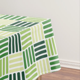 Aangepaste Kleur Blokkerig Kruislingse Patroon Tafelkleed