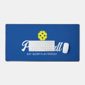 Aangepaste kleur bureau mat voor pickleball lover (Keyboard & Muis)