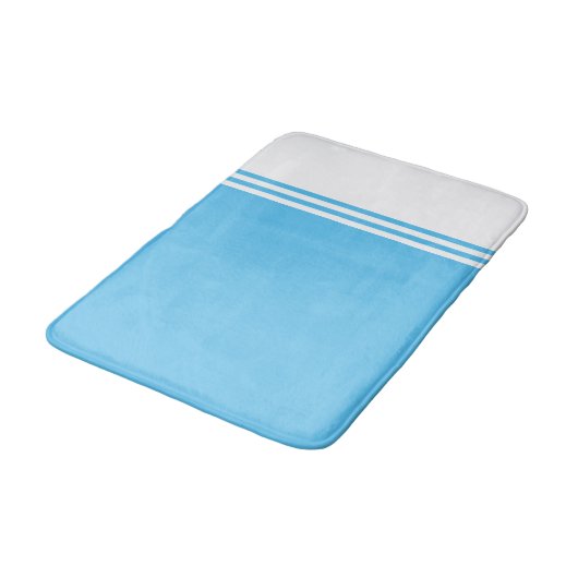 Aangepaste kleur Chic: Modern & eenvoudig ontwerp  Badmat (Gekanteld)