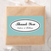 Aangepaste kleur dank u etiketten (Insitu)