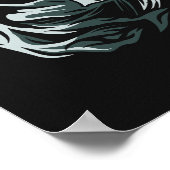 Aangepaste kleur DEADMONTON Zombie poster (Hoek)