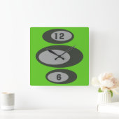 Aangepaste kleur - DIY Retro-klokken Vierkante Klok (Huis)