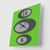 Aangepaste kleur - DIY Retro-klokken Vierkante Klok (Hoek)