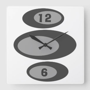 Aangepaste kleur - DIY Retro-klokken Vierkante Klok