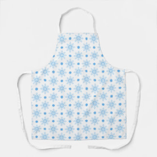 Aangepaste Kleur Eenvoudig Sneeuwvlokpatroon Schort