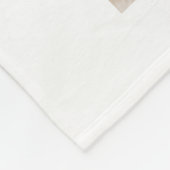 Aangepaste Kleur Elegante Script Familie Foto Coll Fleece Deken (Hoek)