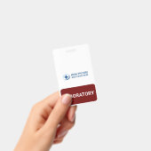 Aangepaste Kleur Flebotomist Laboratorium Begeleid Badge (Handheld)