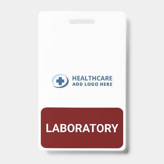Aangepaste Kleur Flebotomist Laboratorium Begeleid Badge (Voorzijde)