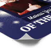 Aangepaste kleur foto display werknemer van de maa poster (Hoek)