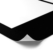 Aangepaste kleur foto medewerker van de maand disp poster (Hoek)