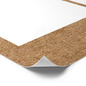 Aangepaste kleur foto medewerker van de maand disp poster (Hoek)