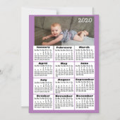 Aangepaste kleur Foto toevoegen aan 2020 Mini Agen Magnetische Uitnodiging (Voorkant)