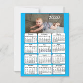 Aangepaste kleur Foto toevoegen aan 2020 Mini Agen Magnetische Uitnodiging (Voorkant)