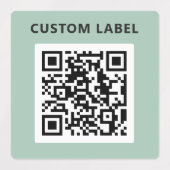 Aangepaste kleur gecodeerde organisatie QR code St Labels (Design 2)