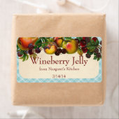 Aangepaste kleur gemengd fruit inblikken label pol (Insitu)