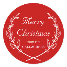 Aangepaste kleur gepersonaliseerde Laurel Holiday 