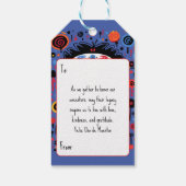 Aangepaste kleur 💀 grappig Día de Muertos Cadeaulabel (Achterkant)