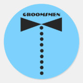 Aangepaste kleur Groomsmen Stickers (Voorkant)
