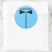 Aangepaste kleur Groomsmen Stickers (Tas)