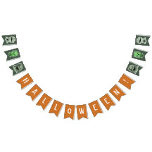 Aangepaste kleur Halloween banner