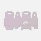 Aangepaste kleur Happy Galentine-dag + hart Bedankdoosjes (Uitgevouwen)