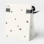 Aangepaste kleur Happy Galentine-dag + hart Bedankdoosjes (Achterkant)