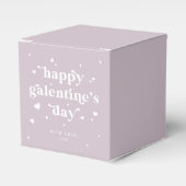 Aangepaste kleur Happy Galentine-dag + hart Bedankdoosjes (Voorkant Zijde)