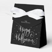 Aangepaste kleur Happy Halloween Favor Box Bedankdoosjes (Voorkant Zijde)