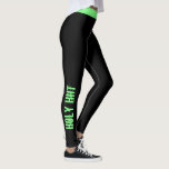 Aangepaste kleur | "Heilige Hoogte" Leggings<br><div class="desc">Leuk en trendy workout ontwerp. U kunt de "Holy Hiit" -look rocken of uw eigen aangepaste tekst toevoegen. Kies uw legging kleur en tekstkleur door te klikken op "aanpassen" en vervolgens de kleine oogdruppelaar. Hulp nodig bij het personaliseren van dit product? Gebruik de onderstaande contactknop en wij nemen binnen 24...</div>
