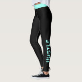 Aangepaste kleur | "Hustle"-werkplan Leggings (Links)