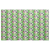 Aangepaste kleur Ice Cream Penguin stof (Fat Quarter)