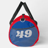 Aangepaste kleur jersey nummer sportteam plunjezak (Rechts)