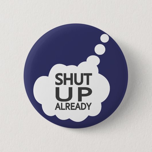 Aangepaste kleur, knop "Afsluiten" Ronde Button 5,7 Cm (Voorkant)