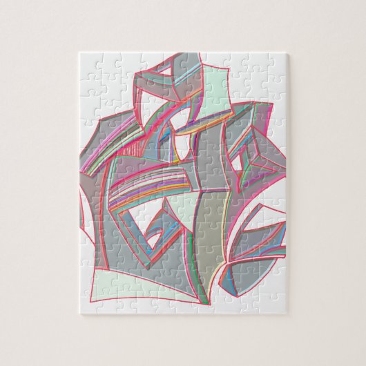Aangepaste kleur legpuzzel (Verticaal)