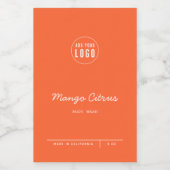 Aangepaste Kleur Logo Toevoegen Scriptregels Produ Wijn Etiket (Enkel label)
