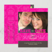 Aangepaste kleur, masker / foto Opslaan van de dat Aankondigingskaart (Voorkant / Achterkant)