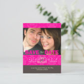 Aangepaste kleur, masker / foto Opslaan van de dat Aankondigingskaart (Staand voorkant)