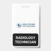Aangepaste Kleur Medische Rol Radiologie Tech Bege Badge (Voorzijde)