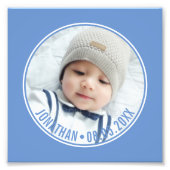 Aangepaste kleur met aangepaste foto's en tekst foto afdruk (Voorkant)