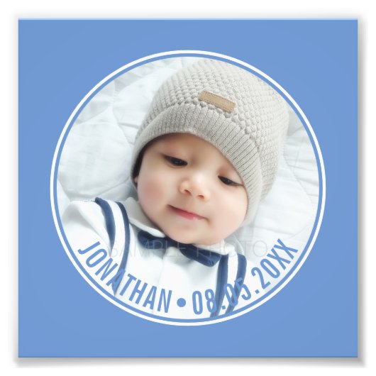 Aangepaste kleur met aangepaste foto's en tekst foto afdruk (Voorkant)