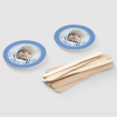 Aangepaste kleur met aangepaste foto's en tekst handwaaier (Niet-gemonteerd)