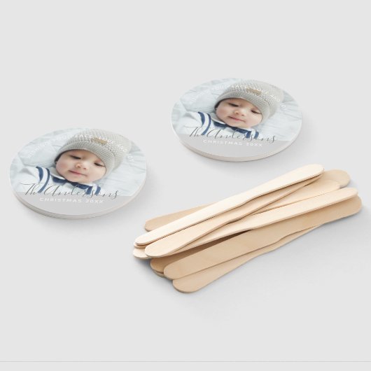 Aangepaste kleur met aangepaste foto's en tekst handwaaier (Niet-gemonteerd)