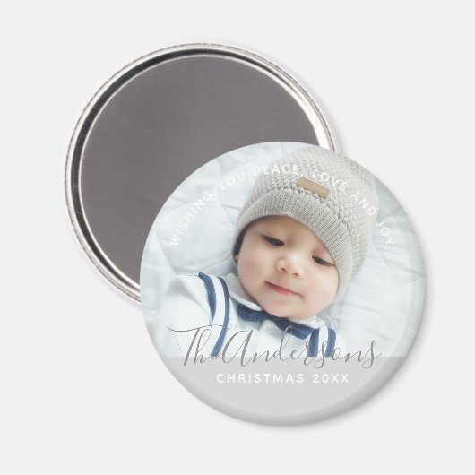 Aangepaste kleur met aangepaste foto's en tekst magneet (Voorkant / Achterkant)