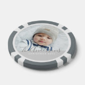 Aangepaste kleur met aangepaste foto's en tekst poker chips (Enkel)