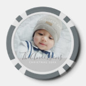 Aangepaste kleur met aangepaste foto's en tekst poker chips (Achterkant)