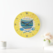 Aangepaste kleur Mexicaanse Aztec keukenklok keuke Grote Klok (Huis)