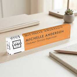 Aangepaste Kleur Modern Minimalistisch Zakelijk Lo Naambordje